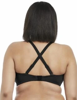 7115 Elomi Tribal Instinct Bandeau Bikini Top Black - 7115 Bikini Top -Deals Full Cup Bikini Store 132403 20211108133600