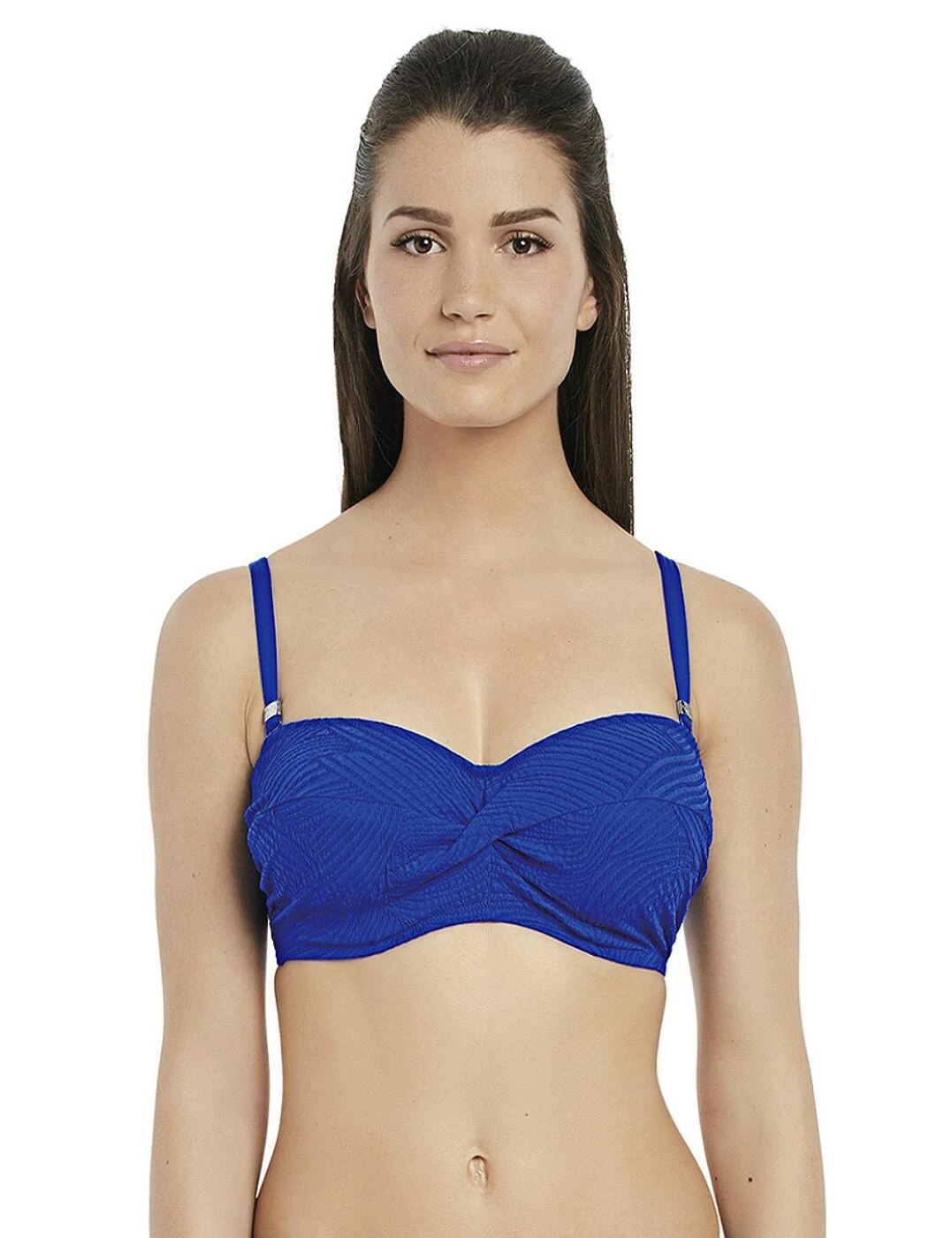 6354 Fantasie Ottawa Twist Bandeau Bikini Top - 6354 Pacific 1 6354 Fantasie Ottawa Twist Bandeau Bikini Top - 6354 Pacific