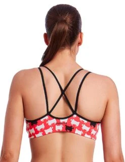 FS33L01972 Funkita Ladies Black Sheep Criss Cross Bikini Top - FS33L01972 Black Sheep