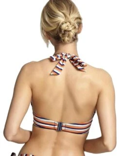 SW1182 Panache Summer Halterneck Bikini Top - SW1182 Orange/Multi