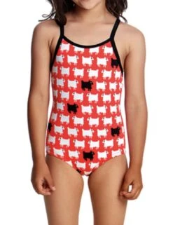 FG01T Funkita Toddler Girls Printed One Piece Swimsuit - FG01T01972 Black Sheep