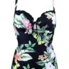 14111 Pour Moi Miami Brights Padded Tankini Top - 14111 Black