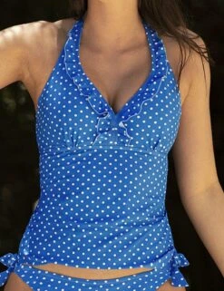 3907 Pour Moi Hot Spots Underwired Tankini Top - 3907 Ocean