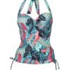 182265 Pour Moi Soleil Multiway Tankini Top - 182265 Turquoise Multi