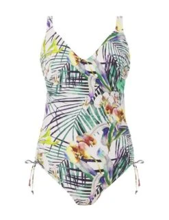 6929 Fantasie Playa Blanca V-Neck Swimsuit - 6929 Multi -Deals Full Cup Bikini Store 266317 20201216123500