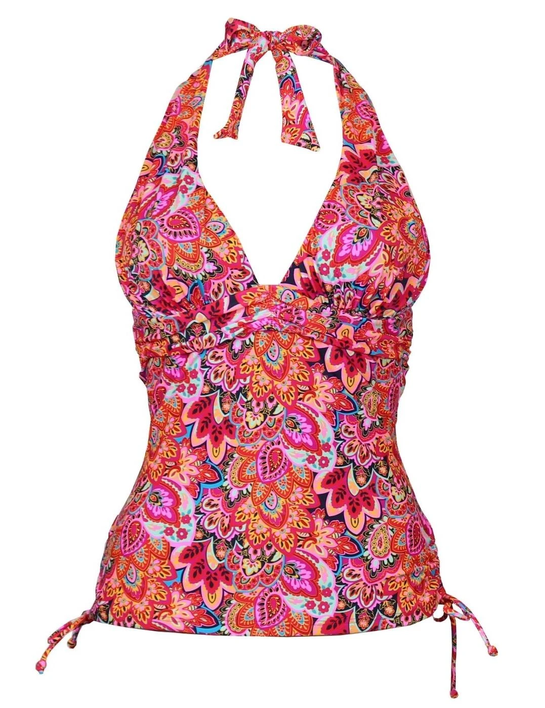 181866 Pour Moi Cote D'Azur Halter Tankini Top - 181866 Multi 2 181866 Pour Moi Cote D'Azur Halter Tankini Top - 181866 Multi - Image 2