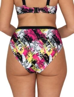 CS017505 Curvy Kate Sea Leopard High Waist Bikini Brief - CS017505 Print Mix