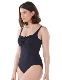 R020515 Maison Lejaby Norma Jane Underwired Ballerina Swimsuit - R020515 Black