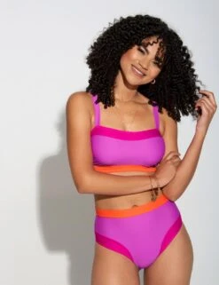 25201 Pour Moi Colour Block Hidden Underwired Bikini Top - 25201 Multi -Deals Full Cup Bikini Store 317501 20220412105300