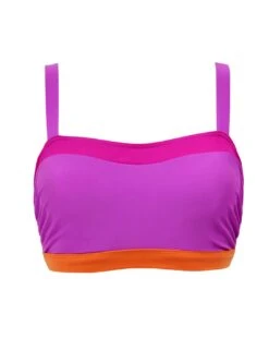 25201 Pour Moi Colour Block Hidden Underwired Bikini Top - 25201 Multi