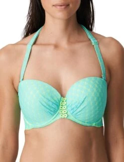 4008017 Prima Donna Swim Rimatara Padded Strapless Bikini Top - 4008017 Aruba Blue