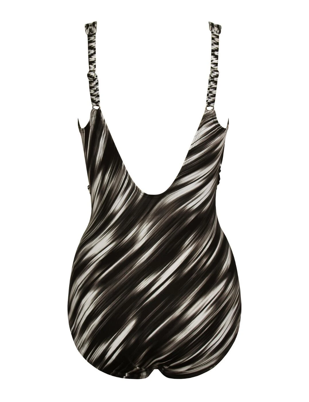 6537463 Miraclesuit Warp Speed Hidden Underwire Swimsuit - 6537463 Black/White 4 6537463 Miraclesuit Warp Speed Hidden Underwire Swimsuit - 6537463 Black/White - Image 4