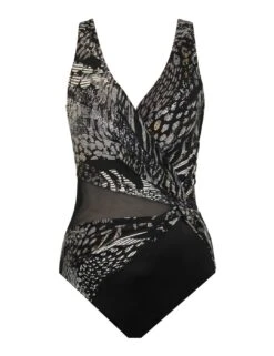6537338 Miraclesuit Lux Lynx Swimsuit - 6537338 Black Print -Deals Full Cup Bikini Store 321539 20220210162700