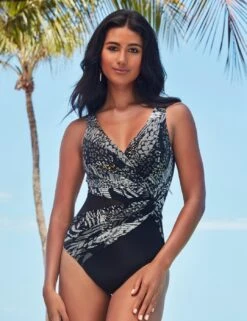 6537338 Miraclesuit Lux Lynx Swimsuit - 6537338 Black Print -Deals Full Cup Bikini Store 321542 20220210162700