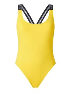 KW0KW01645 Calvin Klein CK One One Piece Swimsuit - KW0KW01645 Bold Yellow -Deals Full Cup Bikini Store 326662 20220324163400