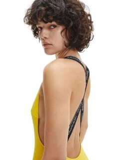 KW0KW01645 Calvin Klein CK One One Piece Swimsuit - KW0KW01645 Bold Yellow -Deals Full Cup Bikini Store 326664 20220324163400