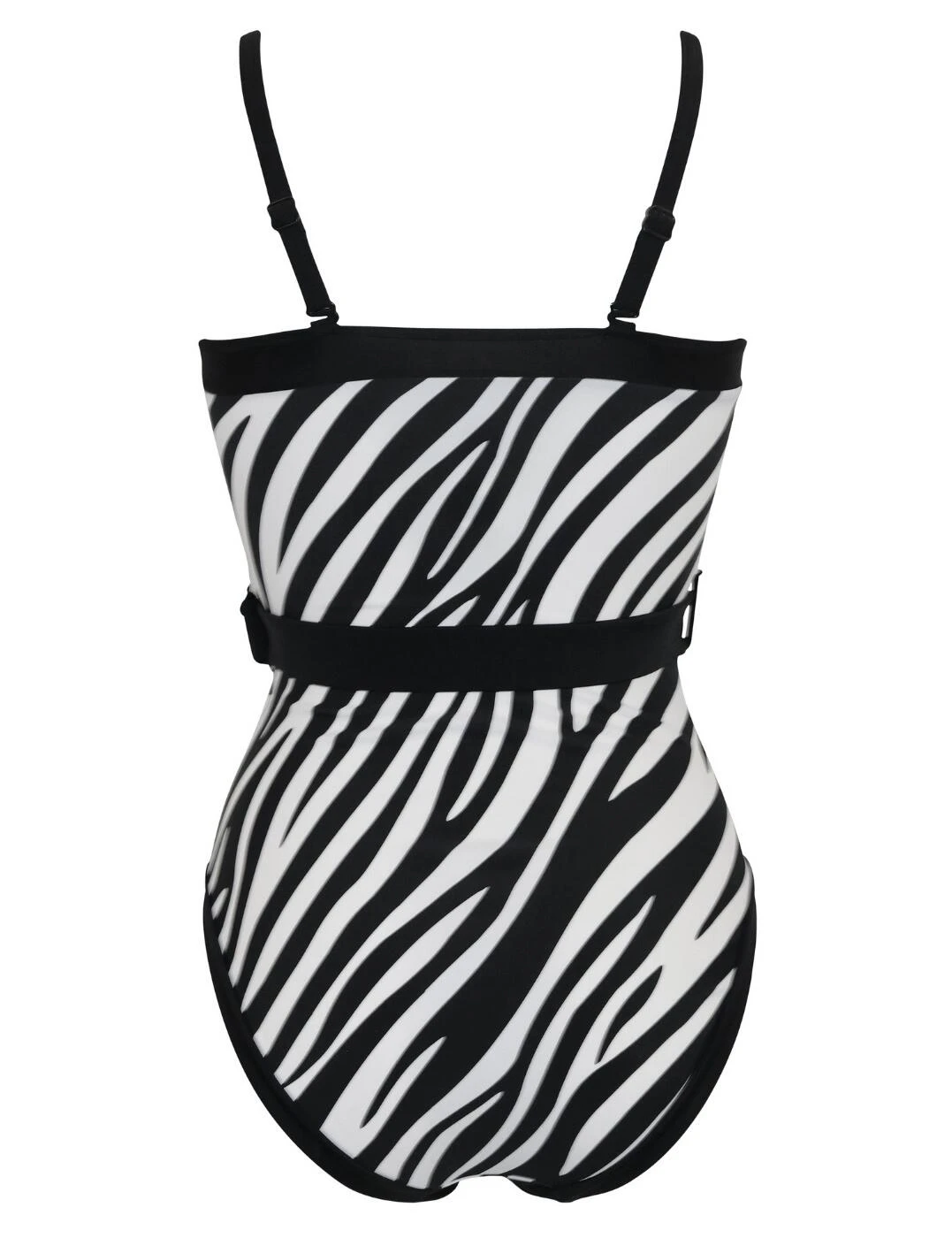 1414 Pour Moi Belted Control Swimsuit - 1414 Zebra 3 1414 Pour Moi Belted Control Swimsuit - 1414 Zebra - Image 3