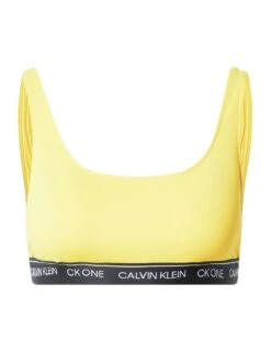 KW0KW01754 Calvin Klein CK One Swim Bralette Top - KW0KW01754 Bold Yellow -Deals Full Cup Bikini Store 331226 20220517115700