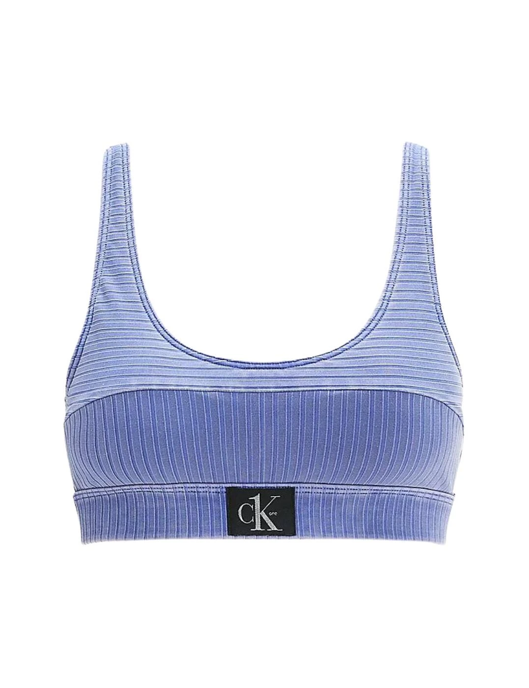KW0KW01753 Calvin Klein CK Authentic Bralette Bikini Top - KW0KW01753 Wild Bluebell 2 KW0KW01753 Calvin Klein CK Authentic Bralette Bikini Top - KW0KW01753 Wild Bluebell - Image 2
