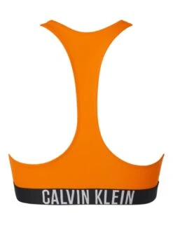 KW0KW01839 Calvin Klein Intense Power Racerback Bikini Top - KW0KW01839 Vivid Orange