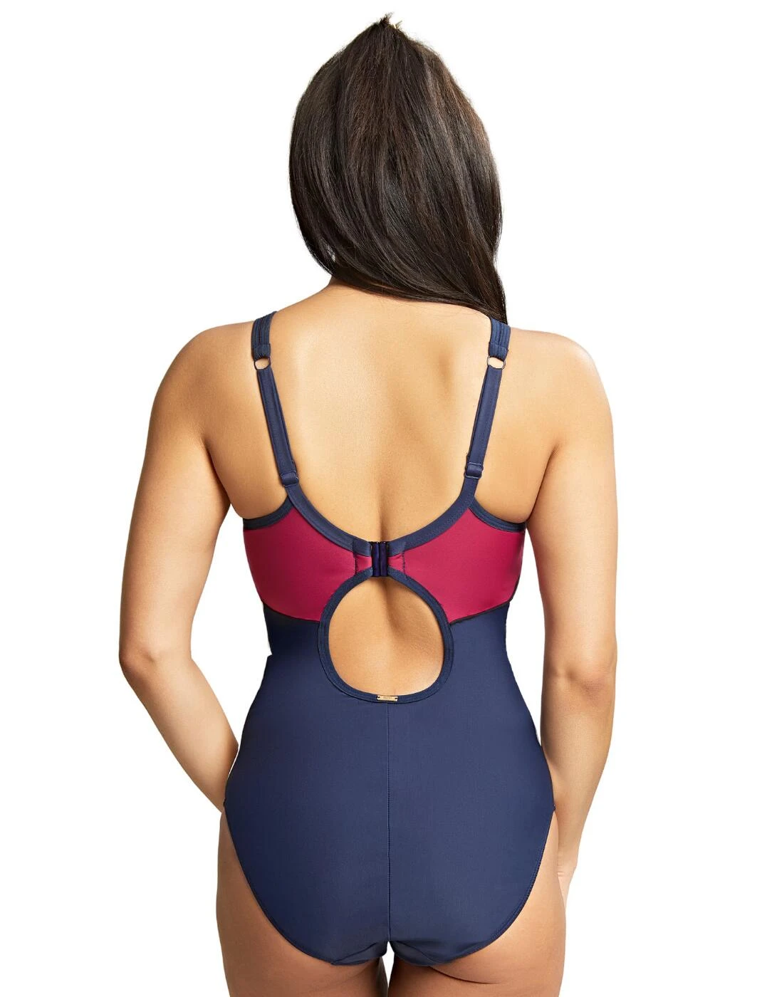 SW1600 Panache Limitless Balcony Swimsuit - SW1600 Navy/Orchid 1 SW1600 Panache Limitless Balcony Swimsuit - SW1600 Navy/Orchid