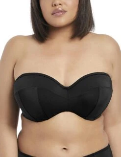 7532 Elomi Essentials Bandeau Bikini Top - 7532 Black -Deals Full Cup Bikini Store 353864 20221117132900