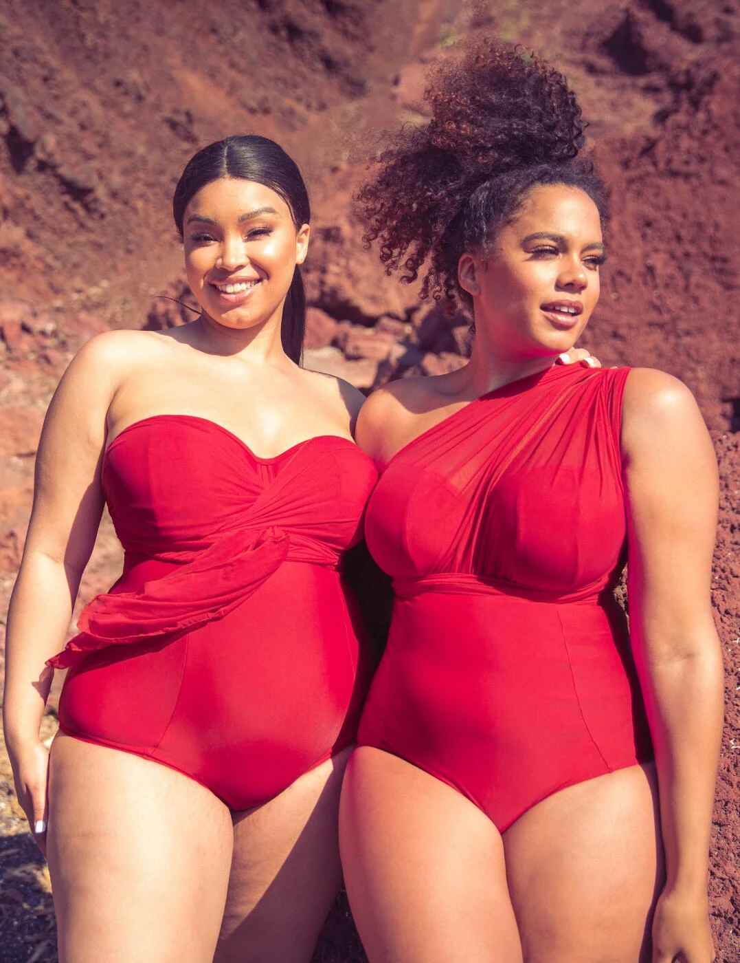 CS005600 Curvy Kate Wrapsody Bandeau Swimsuit - CS005600 Red 8 CS005600 Curvy Kate Wrapsody Bandeau Swimsuit - CS005600 Red - Image 8