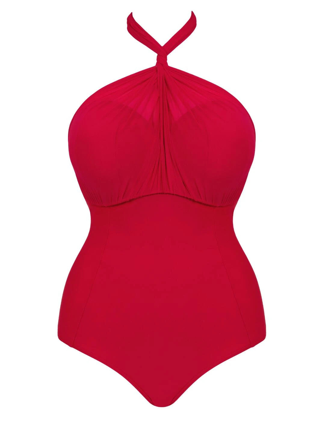 CS005600 Curvy Kate Wrapsody Bandeau Swimsuit - CS005600 Red 4 CS005600 Curvy Kate Wrapsody Bandeau Swimsuit - CS005600 Red - Image 4