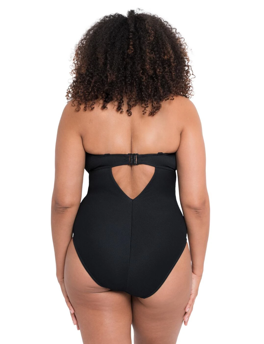 CS024606 Curvy Kate Twist & Shout Non-Wired Swimsuit - CS024606 Black 3 CS024606 Curvy Kate Twist & Shout Non-Wired Swimsuit - CS024606 Black - Image 3