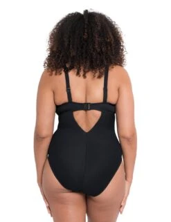 CS024606 Curvy Kate Twist & Shout Non-Wired Swimsuit - CS024606 Black