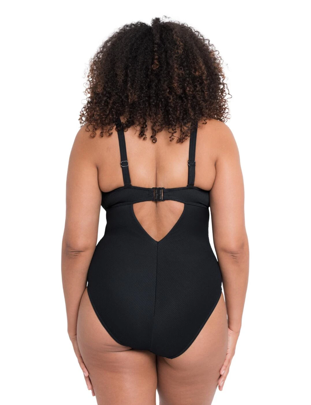 CS024606 Curvy Kate Twist & Shout Non-Wired Swimsuit - CS024606 Black 1 CS024606 Curvy Kate Twist & Shout Non-Wired Swimsuit - CS024606 Black