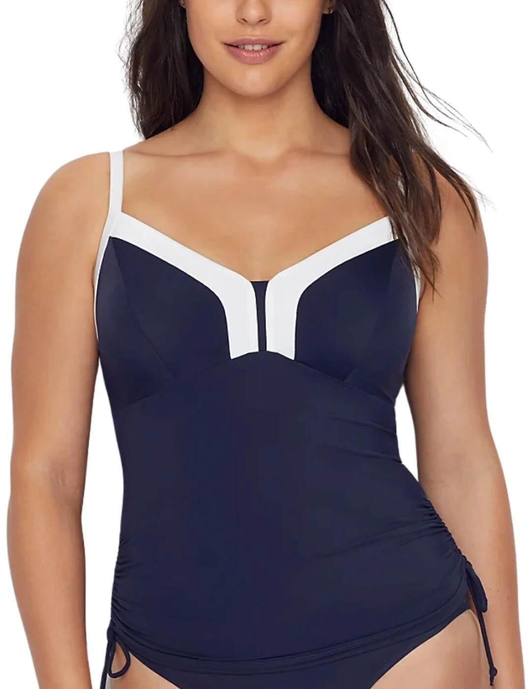 SW1351 Panache Catarina Tankini Top - SW1351 Midnight/White 2 SW1351 Panache Catarina Tankini Top - SW1351 Midnight/White - Image 2