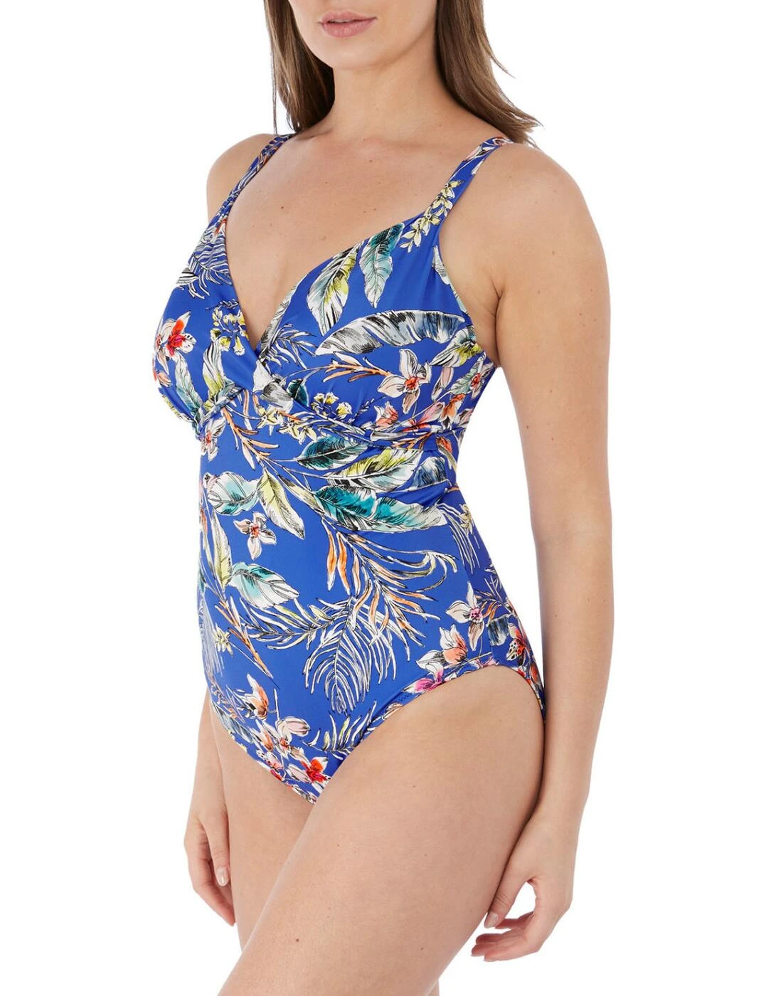 7028 Fantasie Burano Plunge Swimsuit - 7028 Pacific 1 7028 Fantasie Burano Plunge Swimsuit - 7028 Pacific