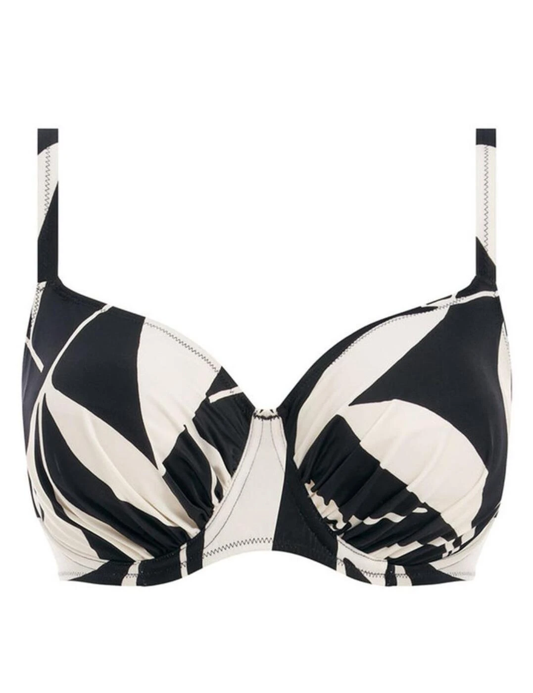 500901 Fantasie Ile De Re Full Cup Bikini Top - 500901 Black & Cream 2 500901 Fantasie Ile De Re Full Cup Bikini Top - 500901 Black & Cream - Image 2