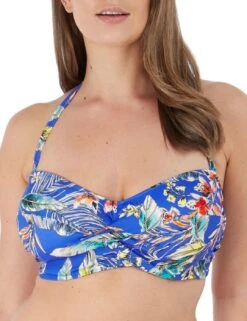 7022 Fantasie Burano Bandeau Bikini Top - 7022 Pacific
