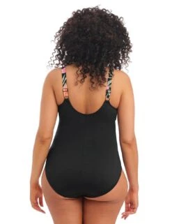 800145 Elomi Dark Tropics Swimsuit - 800145 Black