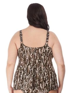 7201 Elomi Fierce Moulded Tankini Top - 7201 Black