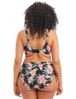 800106 Elomi Dark Tropics Underwired Adjustable Bikini Top - 800106 Black -Deals Full Cup Bikini Store 370696 20230309121400