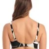 500901 Fantasie Ile De Re Full Cup Bikini Top - 500901 Black & Cream