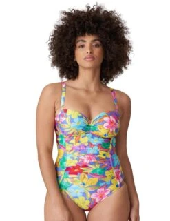 4010730 Prima Donna Swim Full Cup Control Swimsuit - 4010730 Blue Bloom