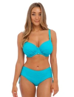 502274 Fantasie Beach Waves Adjustable Leg Bikini Shorts - 502274 Bluebird -Deals Full Cup Bikini Store 371235 20230315143200