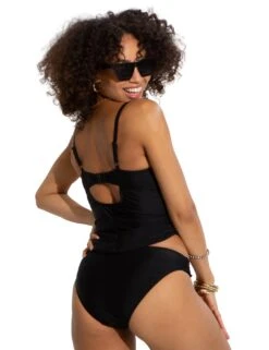 13214 Pour Moi Free Spirit Tankini Top - 13214 Black -Deals Full Cup Bikini Store 373107 20230328120800
