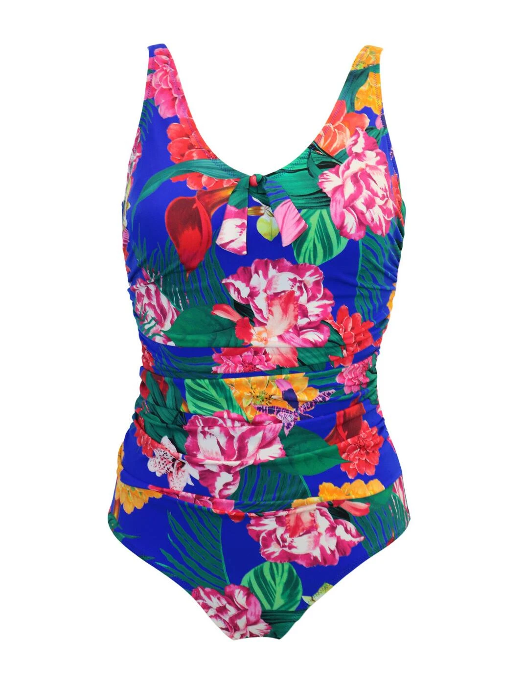 27906 Pour Moi Antigua Swimsuit - 27906 Blue Floral 2 27906 Pour Moi Antigua Swimsuit - 27906 Blue Floral - Image 2