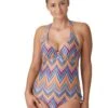 4010839 Prima Donna Kea Plunge Swimsuit - 4010839 Rainbow Paradise