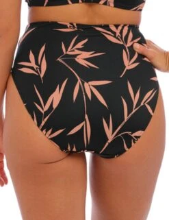 502478 Fantasie Luna Bay High Waist Bikini Brief - 502478 Lacquered Black