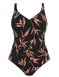 502439 Fantasie Luna Bay Underwired Plunge Swimsuit - 502439 Lacquered Black -Deals Full Cup Bikini Store 374993 20230412150100