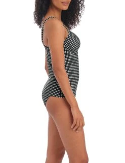 201956 Freya Check In Plunge Tankini Top - 201956 Monochrome -Deals Full Cup Bikini Store 375345 20230414151100