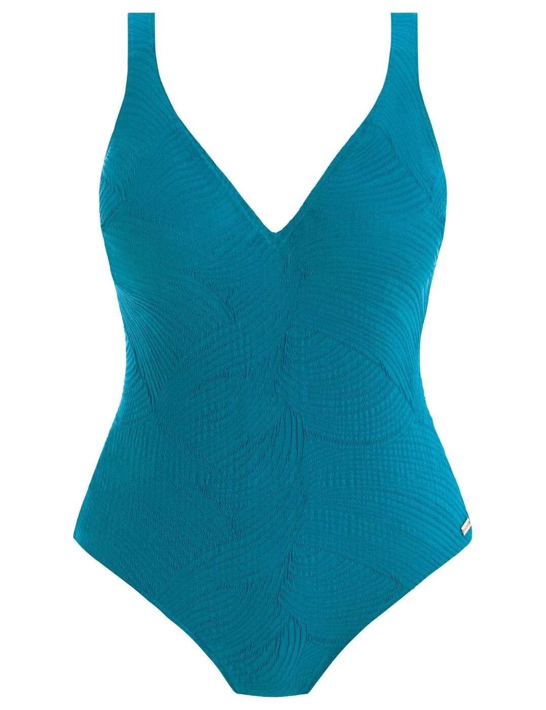 6496 Fantasie Ottawa Underwired Plunge Swimsuit - 6496 Petrol 3 6496 Fantasie Ottawa Underwired Plunge Swimsuit - 6496 Petrol - Image 3