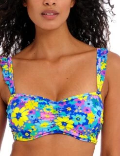 204310 Freya Garden Disco Bandeau Bikini Top - 204310 Multi -Deals Full Cup Bikini Store 375458 20230417124600