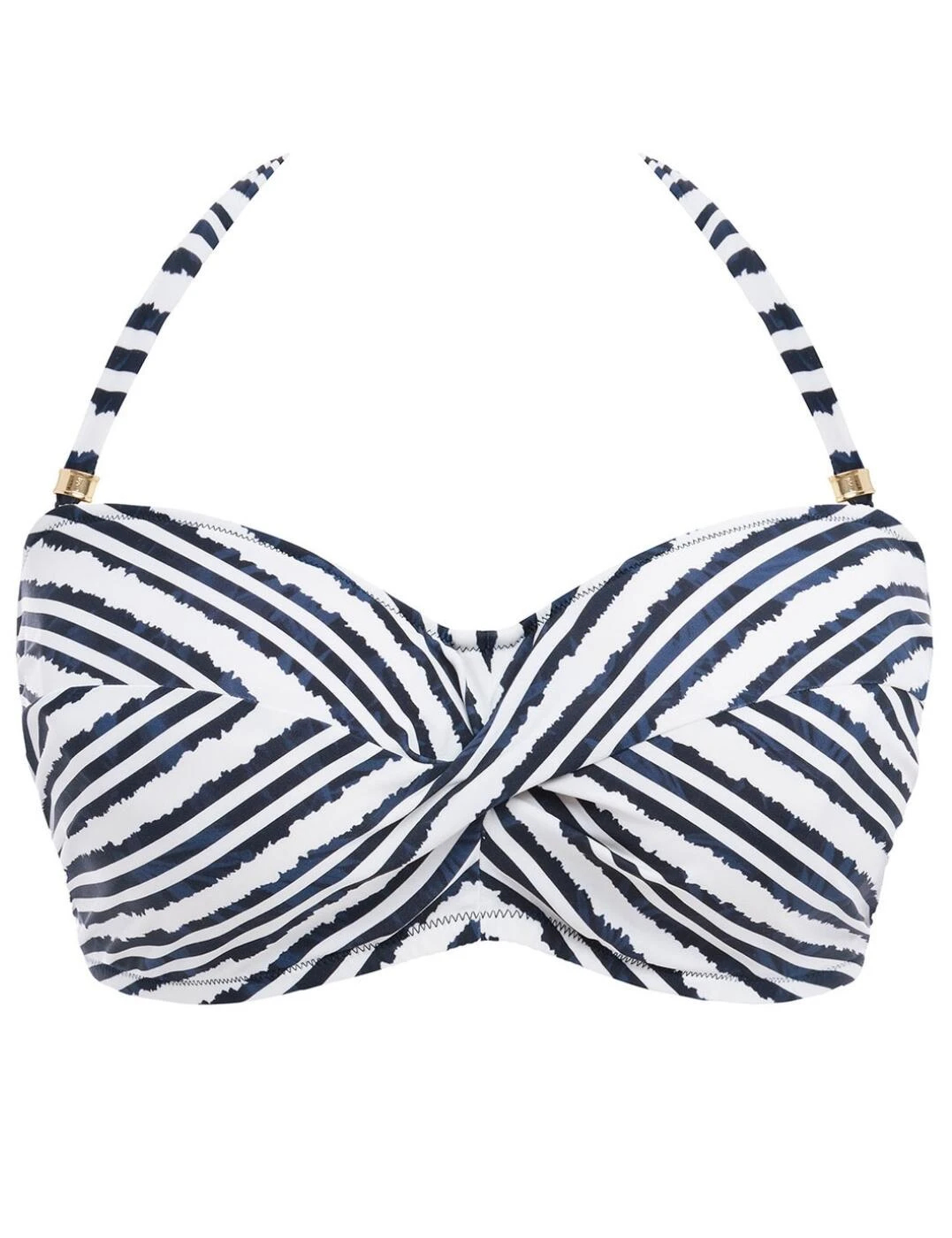 502509 Fantasie Sunshine Coast Underwired Twist Bandeau Bikini Top - 502509 French Navy 4 502509 Fantasie Sunshine Coast Underwired Twist Bandeau Bikini Top - 502509 French Navy - Image 4